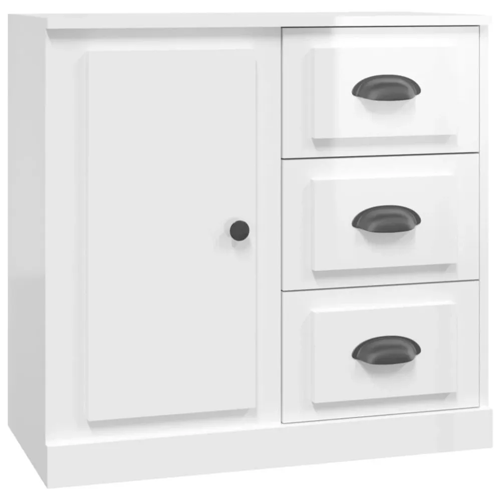 Corte Preciso Aparador 70x35,5x67,5 cm derivados de madeira branco luminoso