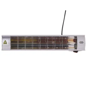 Motor Brushless Aquecedor de jardim elétrico prateado 2000 W BROMO