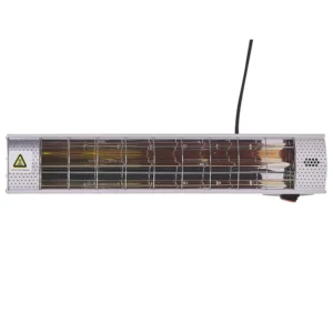 Motor Brushless Aquecedor de jardim elétrico prateado 2000 W BROMO