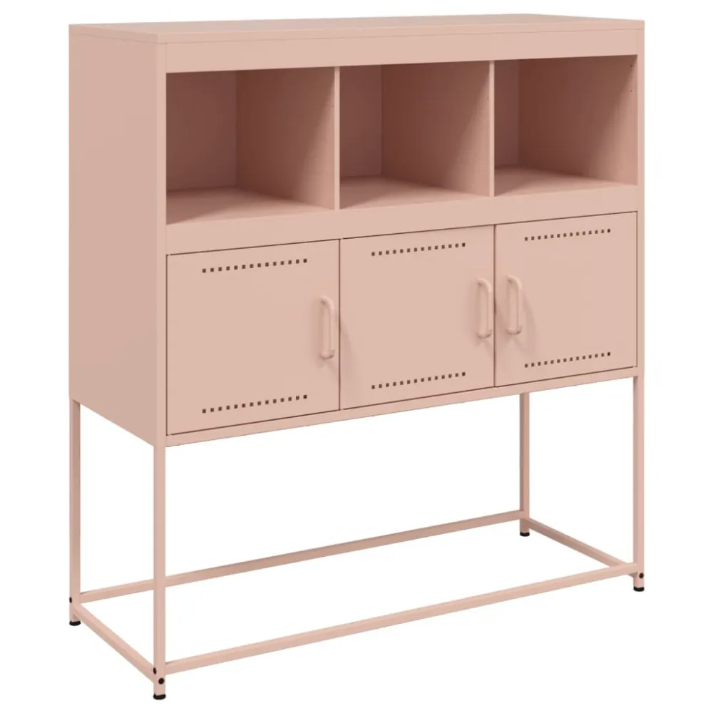 Profissional de Alta Performance Aparador 100,5x39x107 cm ço rosa