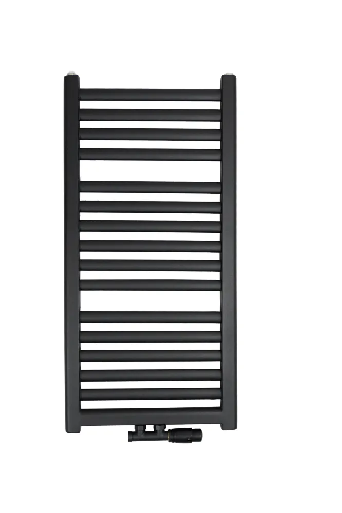 STERR EVR9050B - 910×540×65 mm Radiador Toalheiro, 469 W, Matt Preto