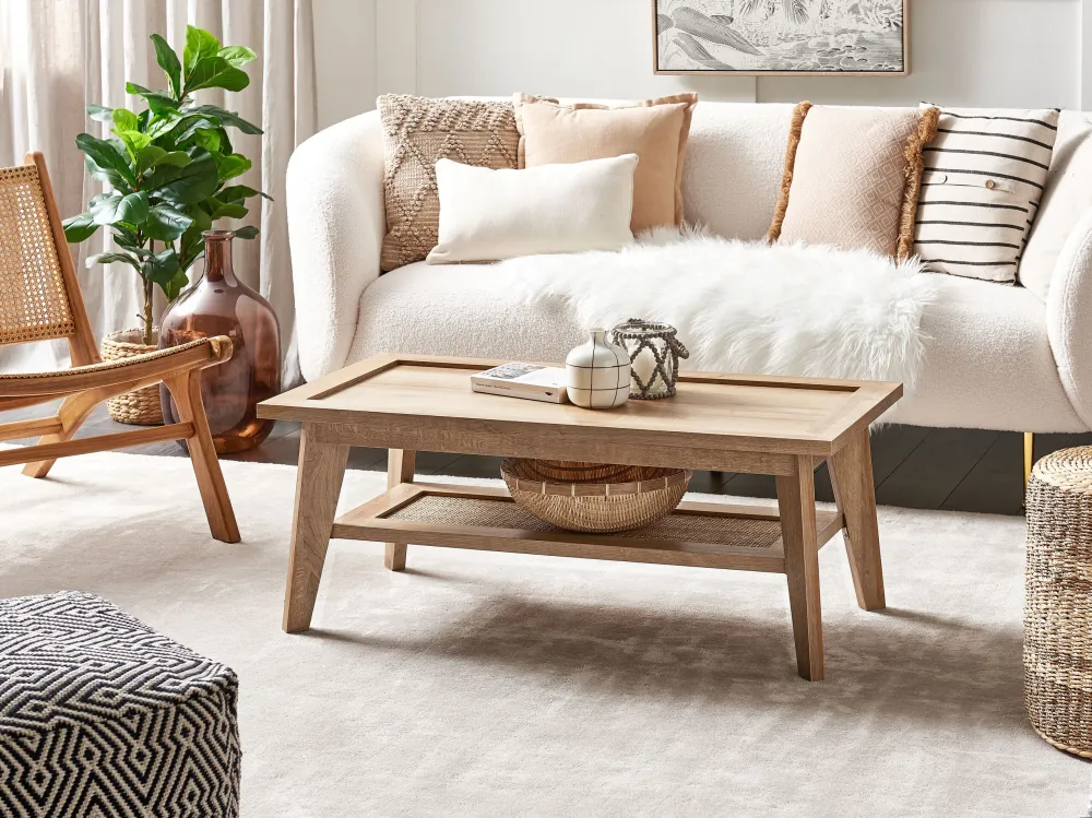 Coffee Table Light Wood SIMLA