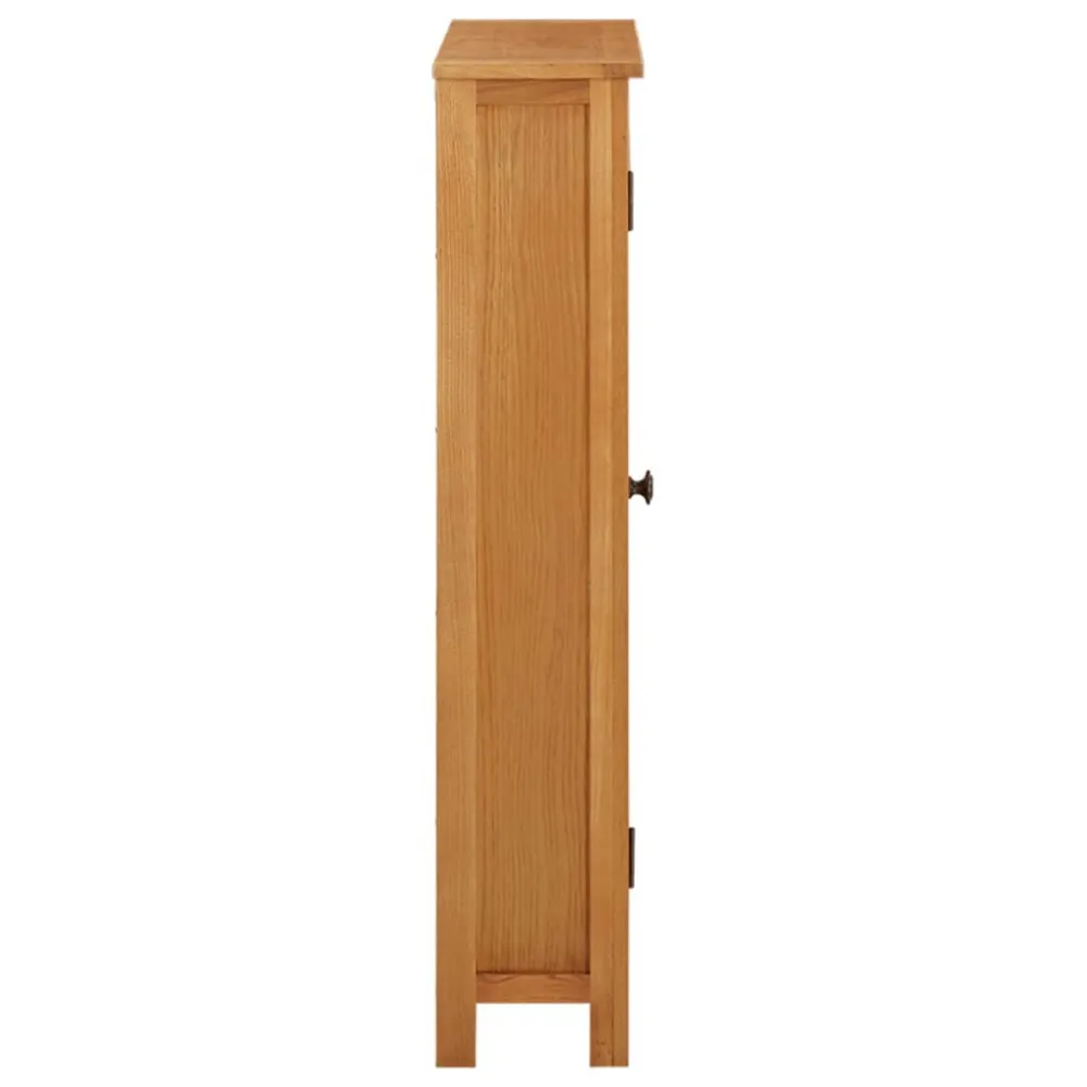 Armário de arrumação 50x22x110 cm madeira de carvalho maciç Edição Limitada