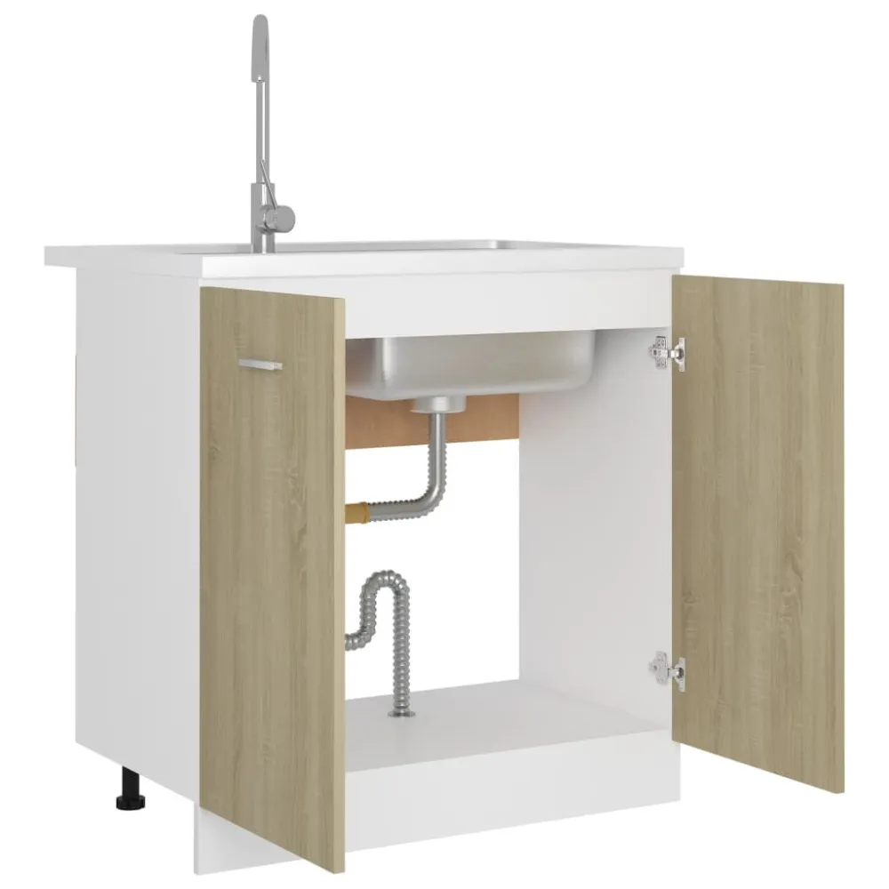 Armário para micro-ondas derivados de madeira cinza | Design Italiano |