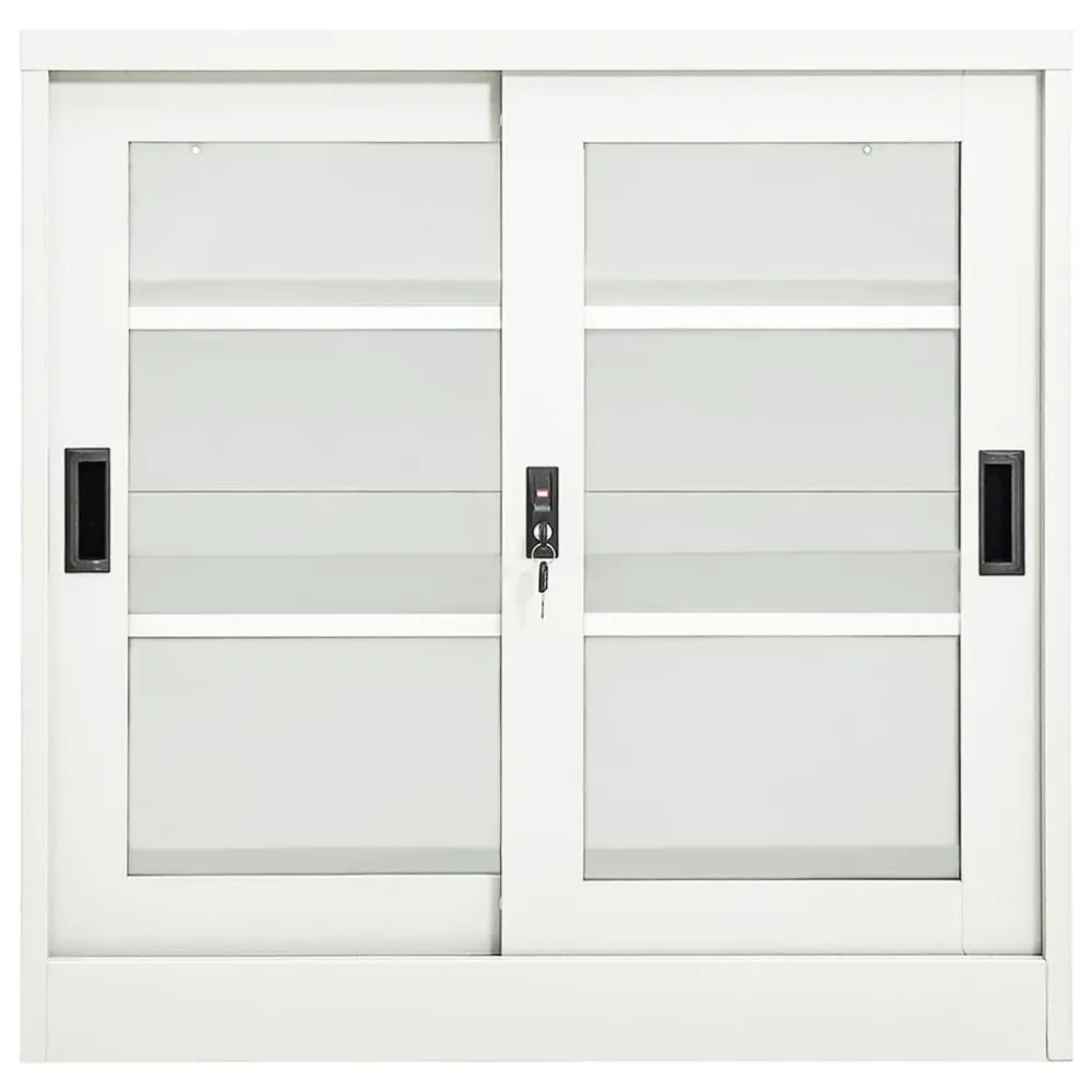 Peç Central Armário com porta deslizante ço 90x40x90 cm branco