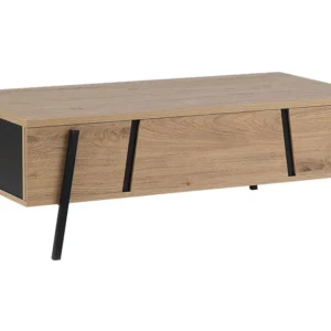 Coffee Table Storage Dark Wood BLACKPOOL