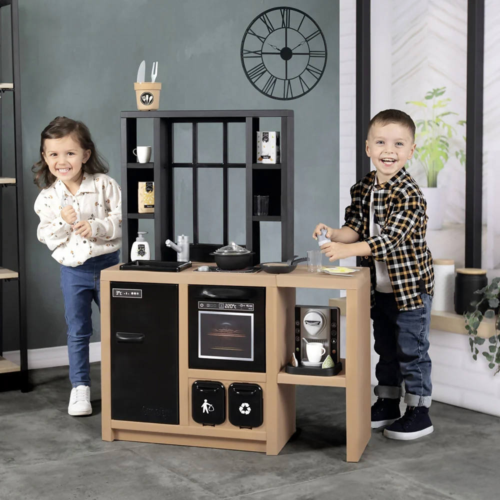 Cozinha Infantil Loft Smoby | Antiaderente | Fácil Limpeza