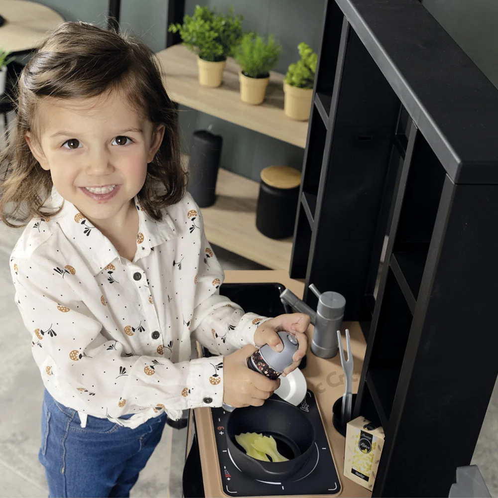Cozinha Infantil Loft Smoby | Antiaderente | Fácil Limpeza