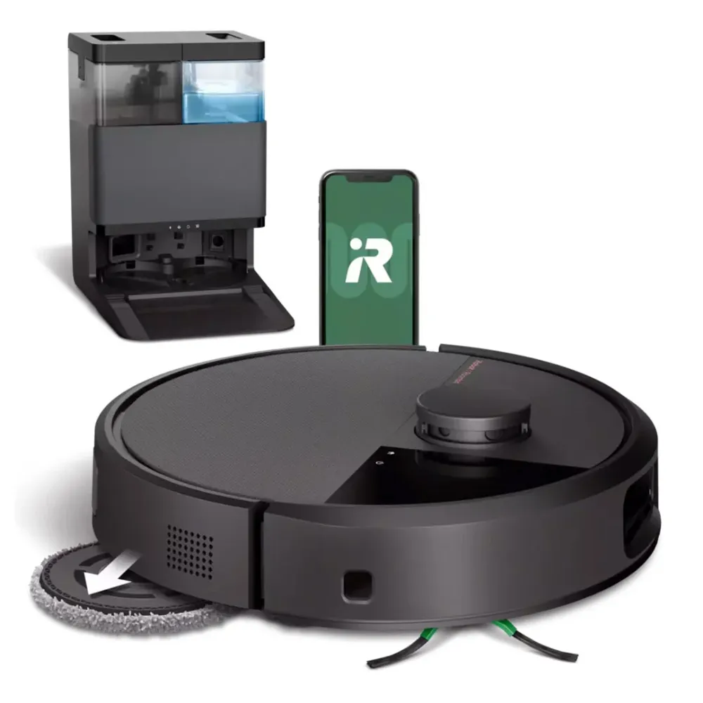 Aspirador Robô Inteligente Aspirador iRobot Roomba Combo 505 Plus | 7000 Pa, LiDAR, AutoWash