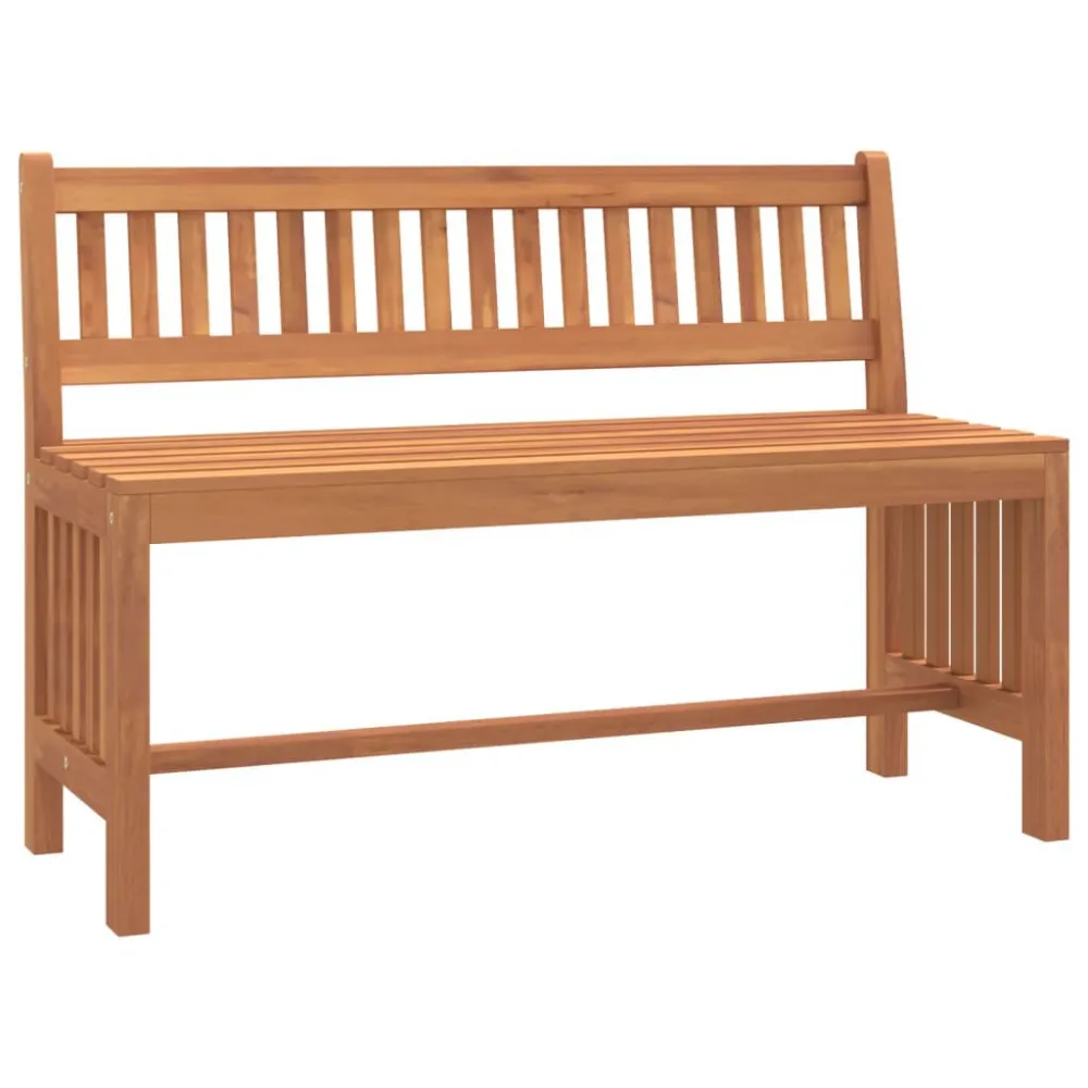 Banco de jardim 110 cm madeira de eucalipto maciç com Tecido Impermeável UV