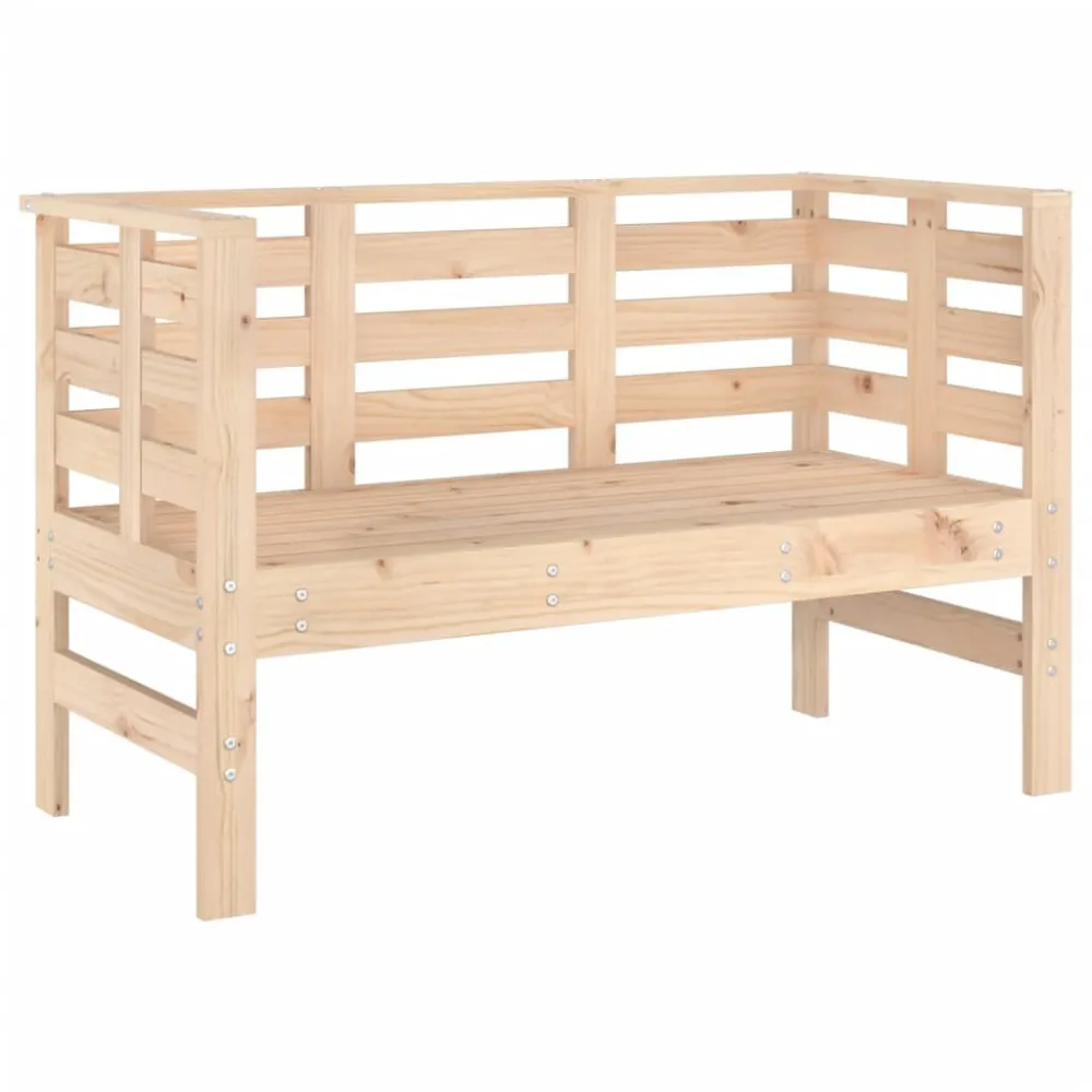Banco de jardim 111,5x53x71 cm madeira de pinho maciç Dobrável e Portátil