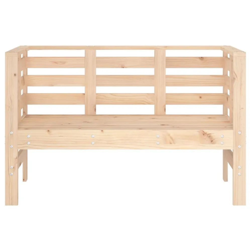 Banco de jardim 111,5x53x71 cm madeira de pinho maciç Dobrável e Portátil