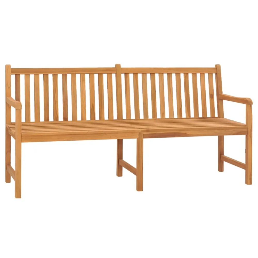 Banco de jardim 180 cm madeira de teca maciç em Tecido Sunbrella