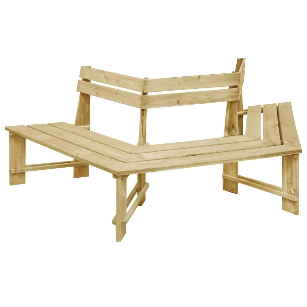 Banco de jardim 240 cm pinho impregnado com Almofada Inclusa