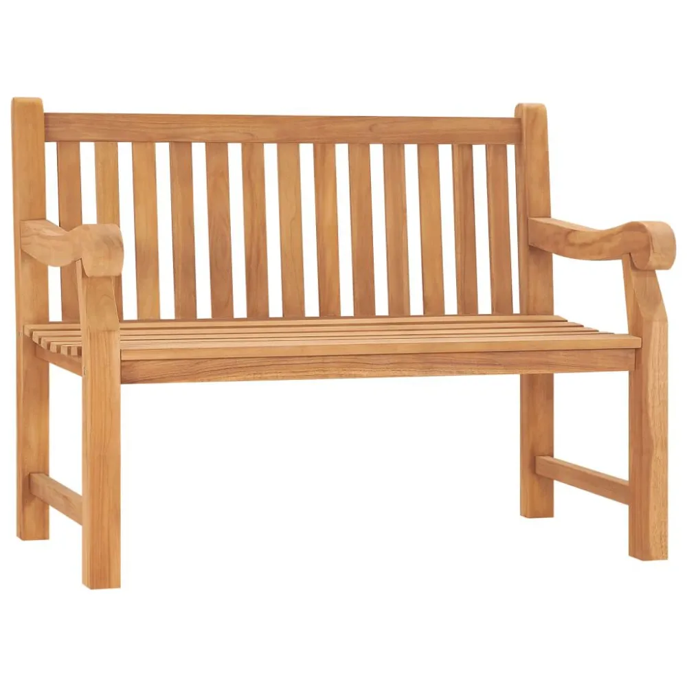 Banco de Madeira para Banco de jardim 114 cm madeira de teca maciç