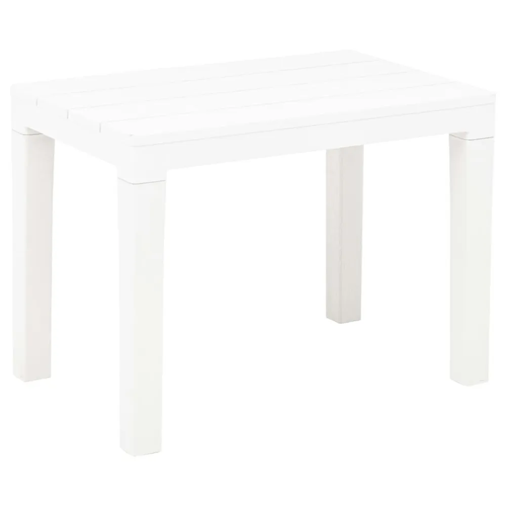 Bancos de jardim 2 pcs plástico branco | Montagem Fácil e Rápida