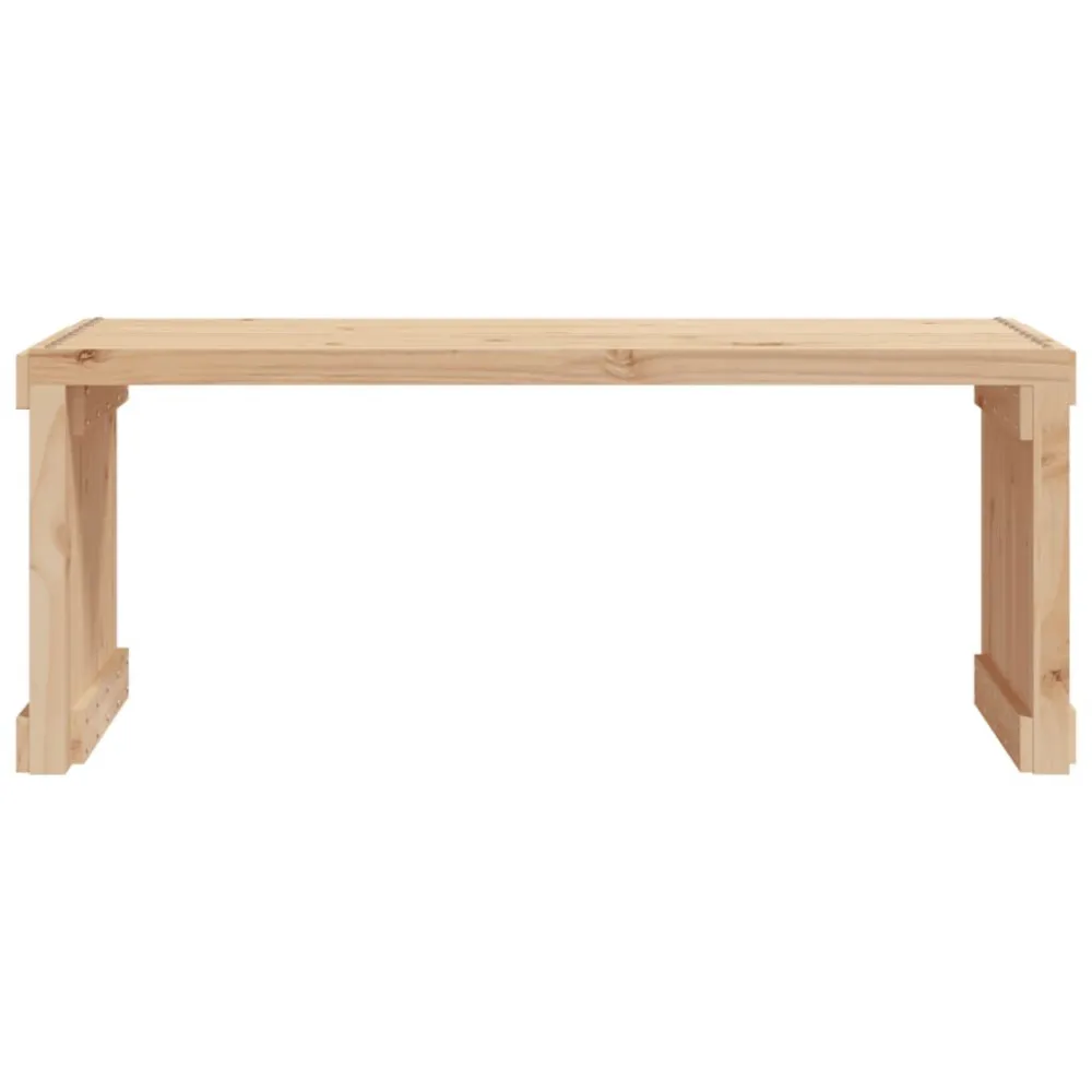 Poltrona de Rattan Banco de jardim extensível 212,5x40,5x45 cm pinho maciço
