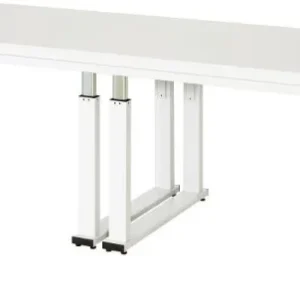 Luvas de Malha Bancada de trabalho RAU série adlatus 600, W2500 x D900 x H740-1140 mm, bancada com revestimento laminado r...
