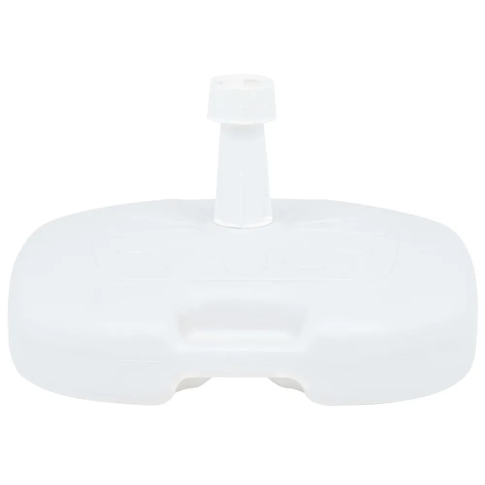 Alta Durabilidade com Proteção UV Base de guarda-sol enchimento com areia/água 16L plástico branco