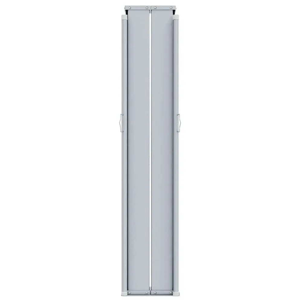 Toldo lateral retrátil 117x1200 cm azul com Inclinação Ajustável