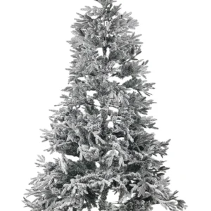 Árvore de natal com efeito de neve branca 240 cm BASSIE com Superfície Antiderrapante