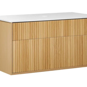 Bathroom Wall Mounted Cabinet 100 x 52 cm Light Wood BEXTI