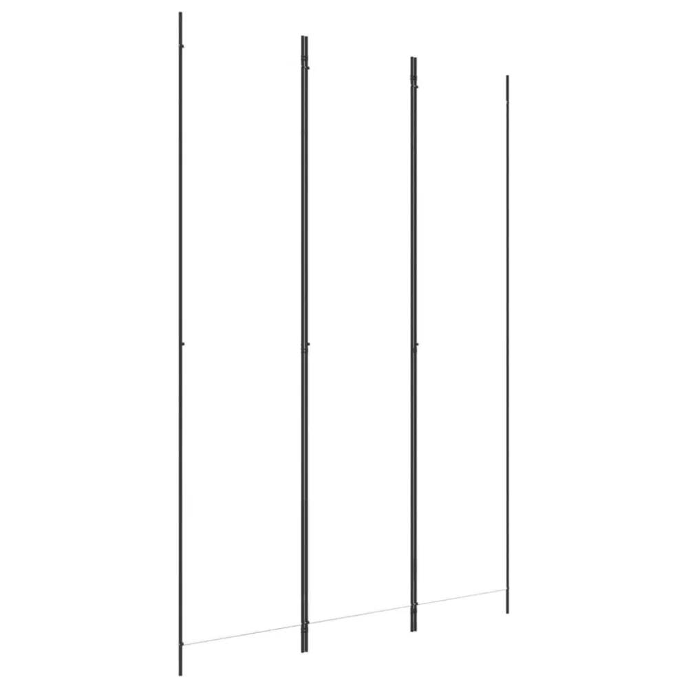 Biombo com 3 painéis 150x220 cm tecido branco | Montagem Inclusa