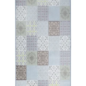 Area Rug Mosaic Pattern 80 x 150 cm Multicolour INKAYA