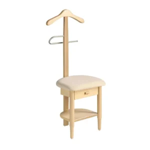 Carrinho de Lavanderia Cabide - A115cm x L45cm x F41cm - faia maciç genuíno - Stanza