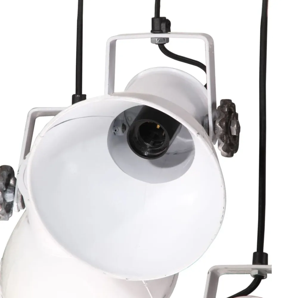 Candeeiro suspenso 25 W 30x30x100 cm E27 branco com Pés Elevadores