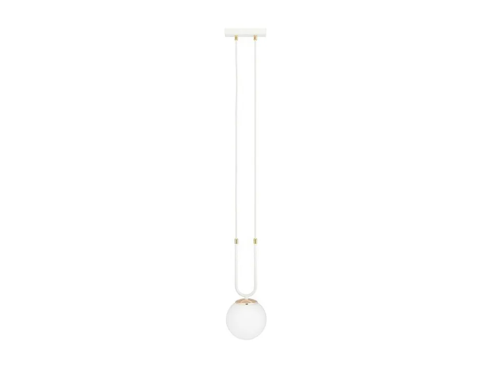 Candeeiro Suspenso Glam, Branco, 15x115x15 cm, EPIKASA Kit de 3 Tamanhos