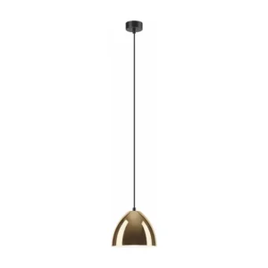 Candeeiro Suspenso Mia, Ouro, 105x19x19 cm, EPIKASA Cerâmica Esmaltada