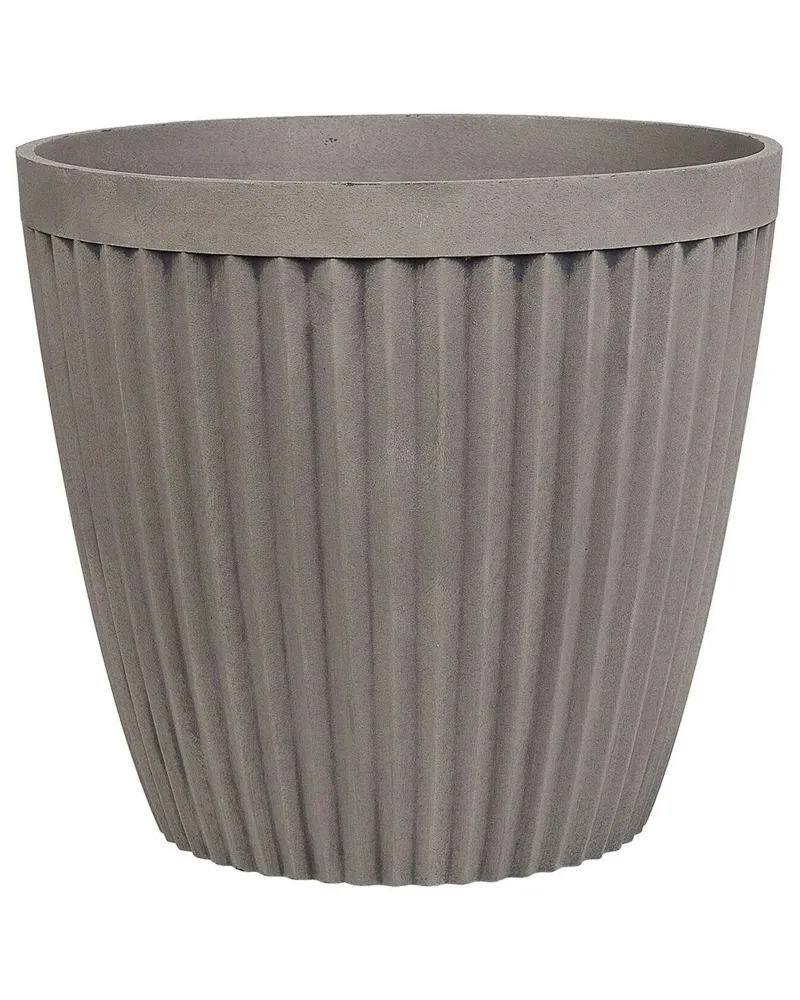 Capacidade Extra Grande Vaso decorativo ⌀ 44 cm taupe POKA