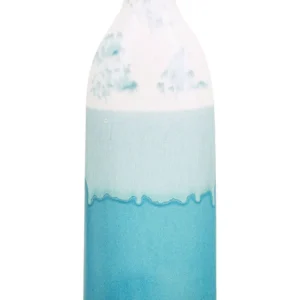 Jarro de flores CALLIPOLIS fabricado à mão Cerâmica Azul Cerâmica Esmaltada
