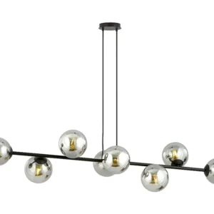 Vaso Autoirrigável Candeeiro Suspenso Rossi, Preto, 130x100x30 cm, EPIKASA