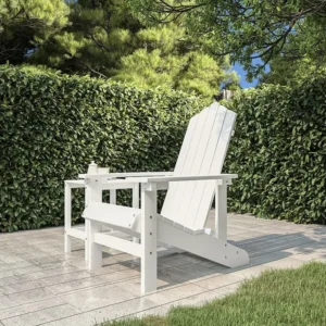 Cadeira de jardim Adirondack PEAD branco Clicnbuy