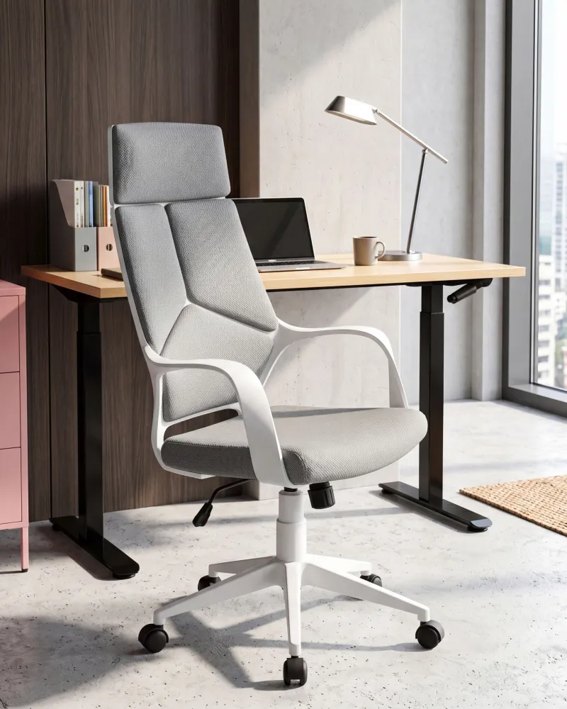 Estante de Arquivo Office Chair Light Grey DELIGHT