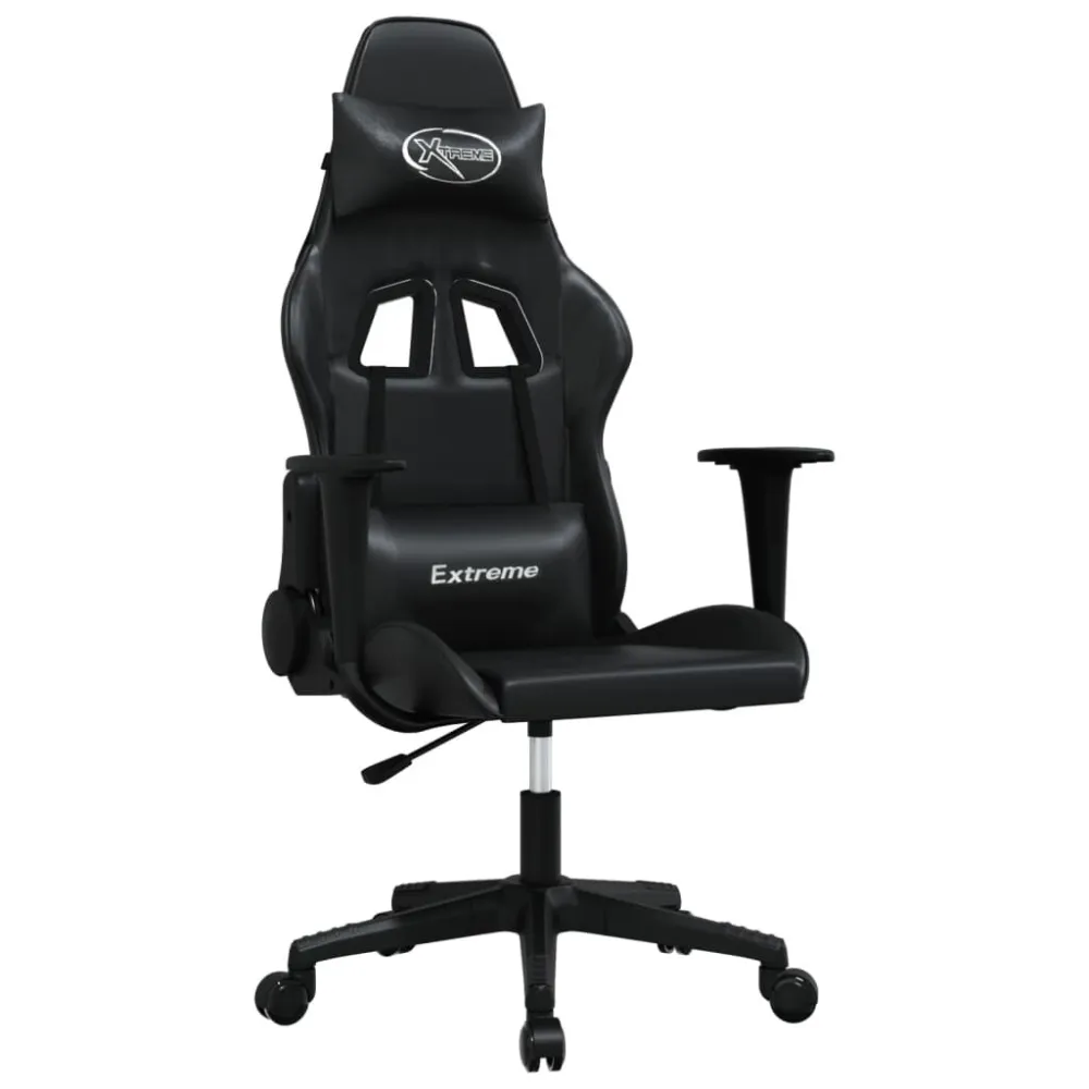 Cadeira de gaming couro artificial preto