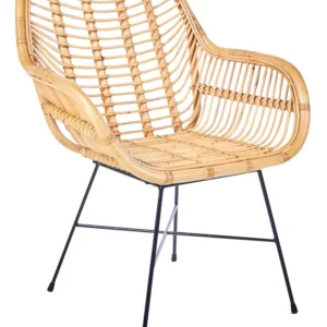 Armazenamento para Board Games Cadeira de rattan cor genuíno CANORA