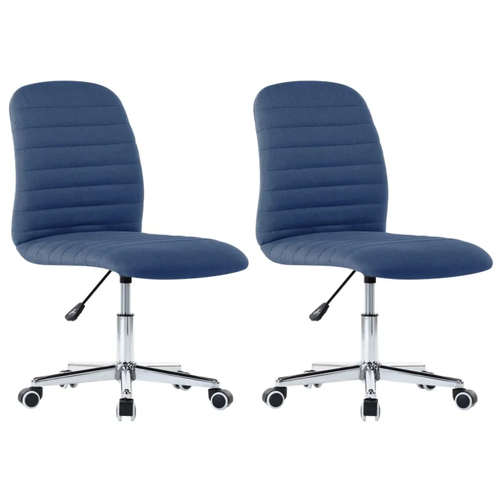 Armazenamento para Board Games Cadeiras de jantar 2 pcs tecido azul