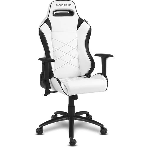 Cadeira Gamer Ergonômica Cadeira Gaming Alpha Gamer Atena - Branco/Preto