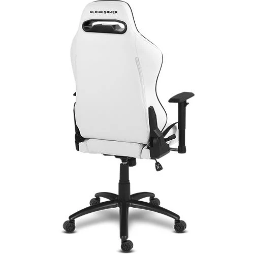 Cadeira Gamer Ergonômica Cadeira Gaming Alpha Gamer Atena - Branco/Preto