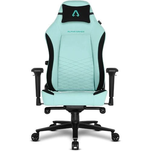 Cadeira Gaming Alpha Gamer Alegra - Verde Estofamento em Couro Sintético