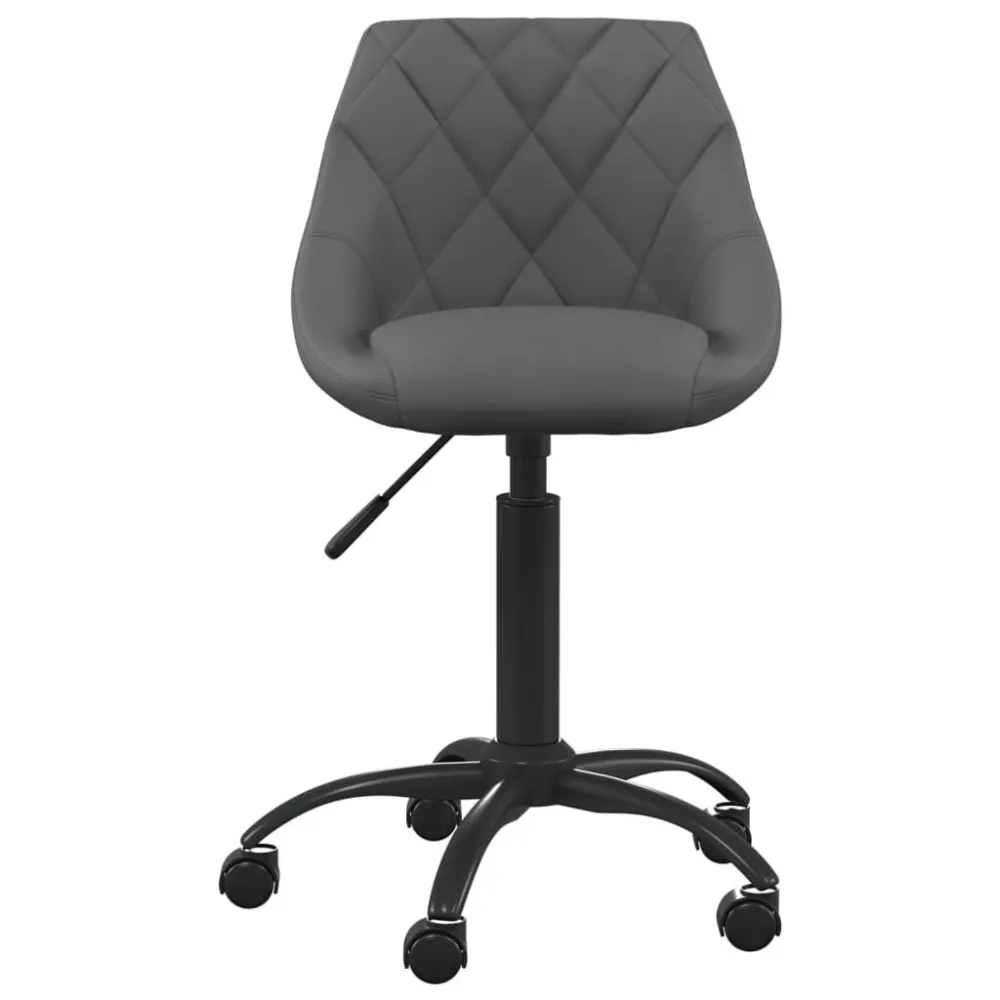 Cadeira de jantar veludo cinzento-escuro - Design Modular e Ajustável