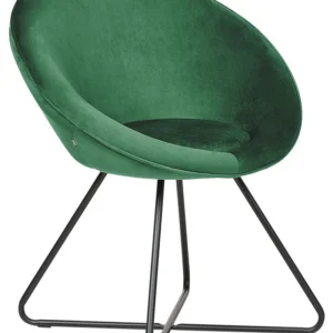 Mesa de Poker Cadeira em veludo verde FLOBY II