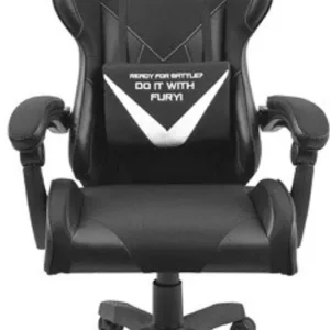 Móvel para Console CADEIRA GAMING FURY AVENGER L PRETA/BRANCA