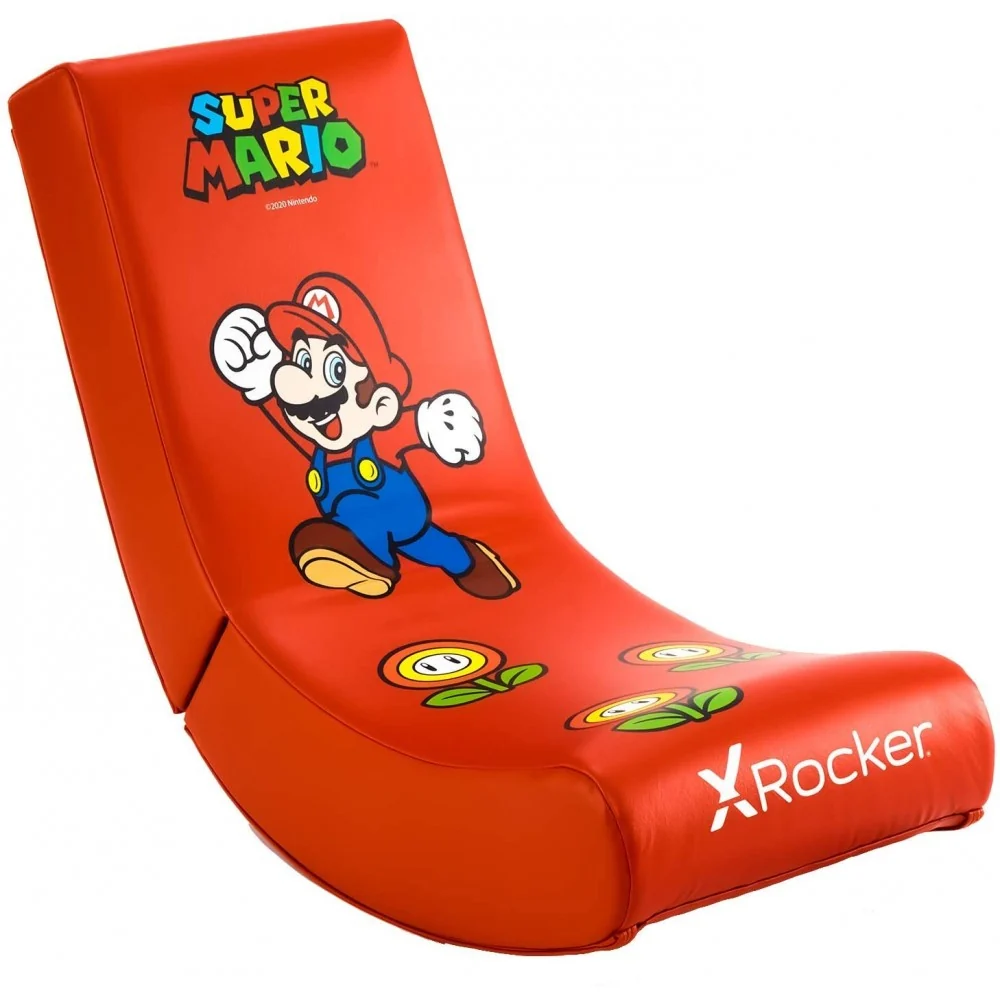Profissional Premium Cadeira Gaming X-Rocker Mario All Stars - Mario