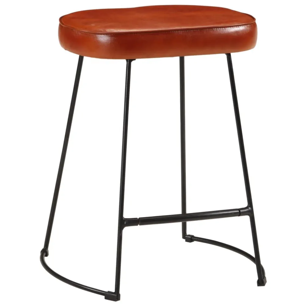 Bancos de bar 2 pcs 40x29,5x53 cm castanho-escuro