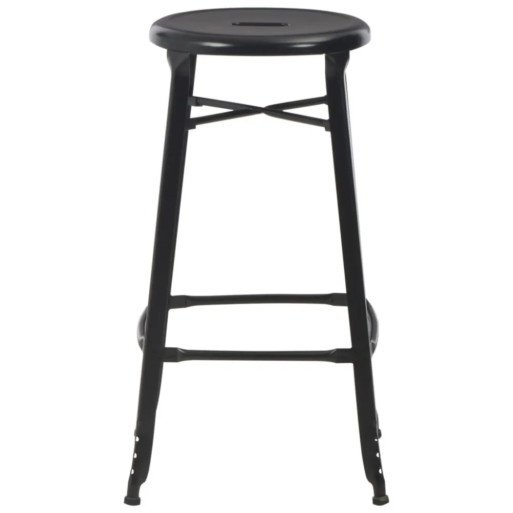Bancos de bar 2 pcs ço preto