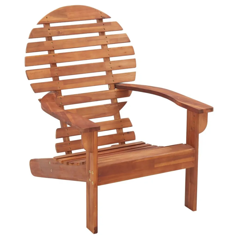 Cadeira Adirondack em madeira de acácia maciç